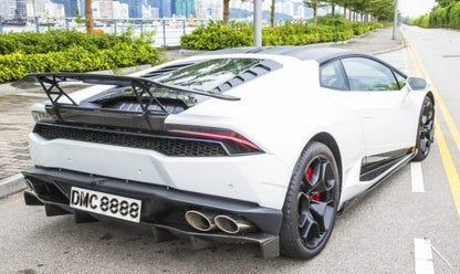 Diffuseur arrière en fibre de carbone « Afari » de DMC pour Lamborghini Huracan Coupé et Spyder d'origine - KDMPARTS EUROPE TUNING STORE