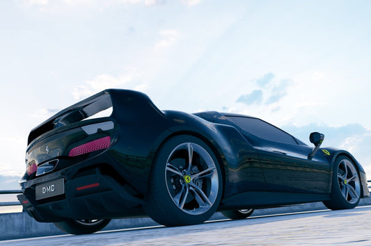 Diffuseur arrière en fibre de carbone de DMC pour Ferrari 296 GTB / 296 Assetto Fiorano d'origine - KDMPARTS EUROPE TUNING STORE