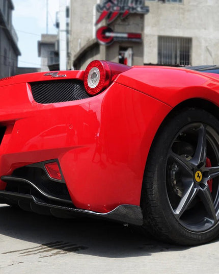 Diffuseur arrière pour Ferrari F458 Coupe Italia et Spider AV 2010 - 2014 en fibre de Carbone - KDMPARTS EUROPE TUNING STORE