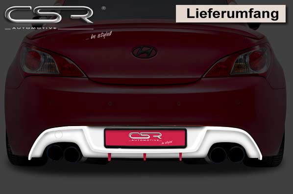 Diffuseur arrière pour Hyundai Genesis Coupé 2008 - 2012 - KDMPARTS EUROPE TUNING STORE