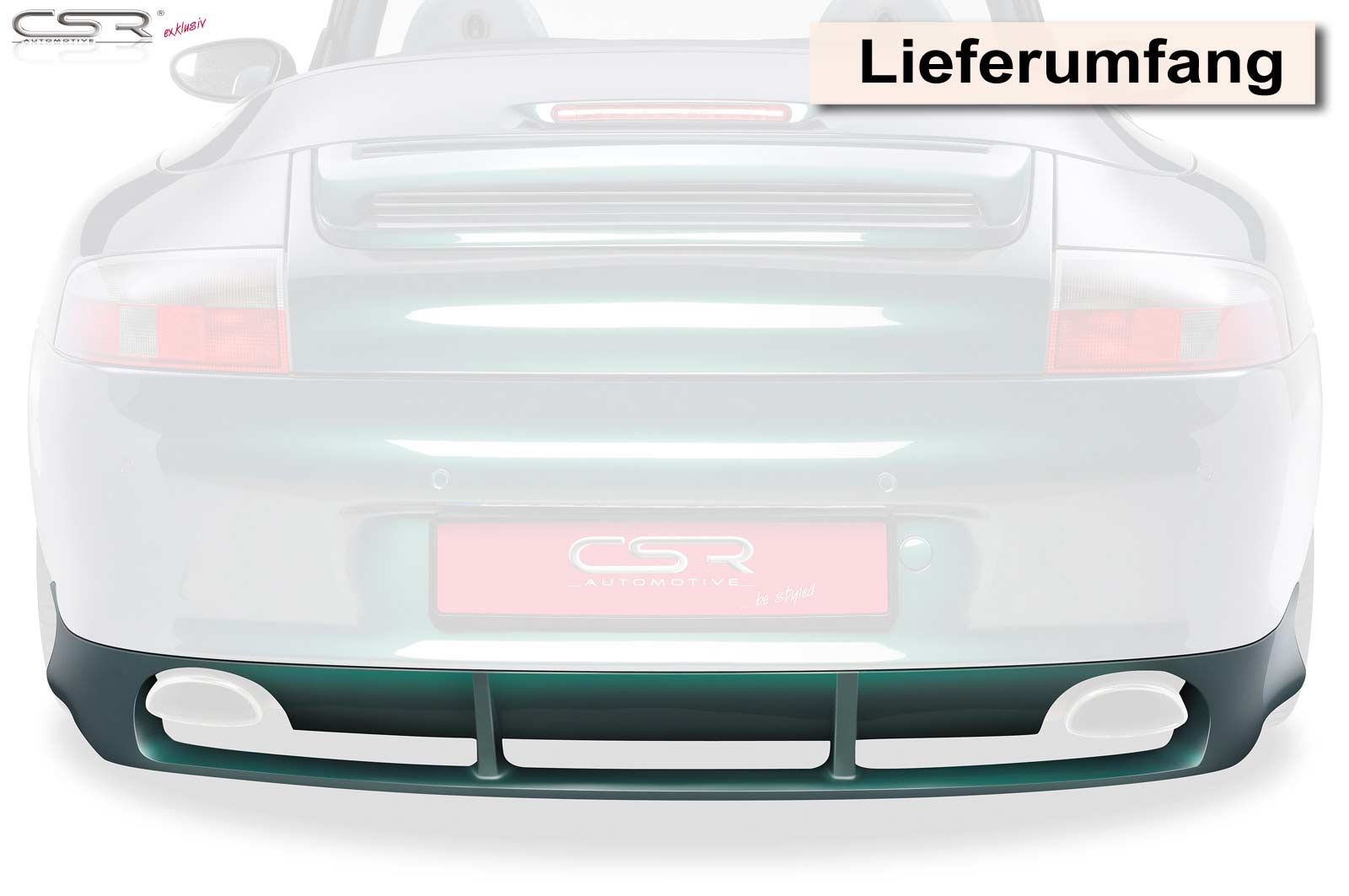 Diffuseur arrière pour Porsche 911 / 996 MK2 - KDMPARTS EUROPE TUNING STORE