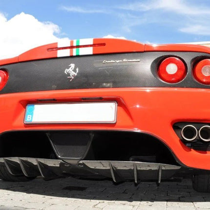 Diffuseur de pare chocs arrière pour Ferrari F360 Modena Spider 1999 - 2005 en fibre de Carbone - KDMPARTS EUROPE TUNING STORE