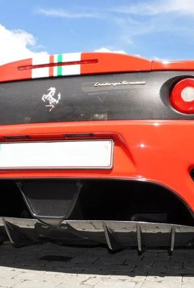 Diffuseur de pare chocs arrière pour Ferrari F360 Modena Spider 1999 - 2005 en fibre de Carbone - KDMPARTS EUROPE TUNING STORE