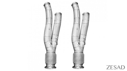 Échappement en acier inoxydable de ZESAD pour Lamborghini Aventador SVJ Coupé et Roadster d'origine - KDMPARTS EUROPE TUNING STORE