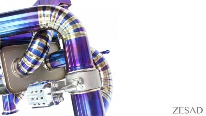 Échappement en titane ZESAD pour Lamborghini Aventador Coupé et Roadster d'origine - KDMPARTS EUROPE TUNING STORE