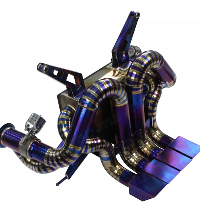 Échappement en titane ZESAD pour Lamborghini Aventador Coupé et Roadster d'origine - KDMPARTS EUROPE TUNING STORE