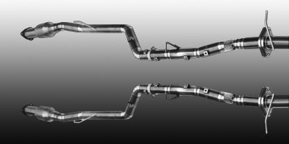 Échappement haute performance en acier inoxydable de ZESAD pour Aston Martin DB9 / DBS d'origine - KDMPARTS EUROPE TUNING STORE