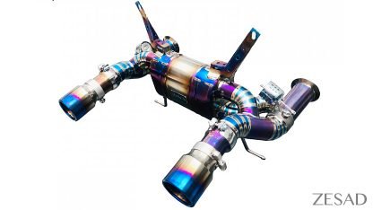 Échappement haute performance en acier inoxydable ZESAD pour Lamborghini Aventador Coupé et Roadster d'origine - KDMPARTS EUROPE TUNING STORE