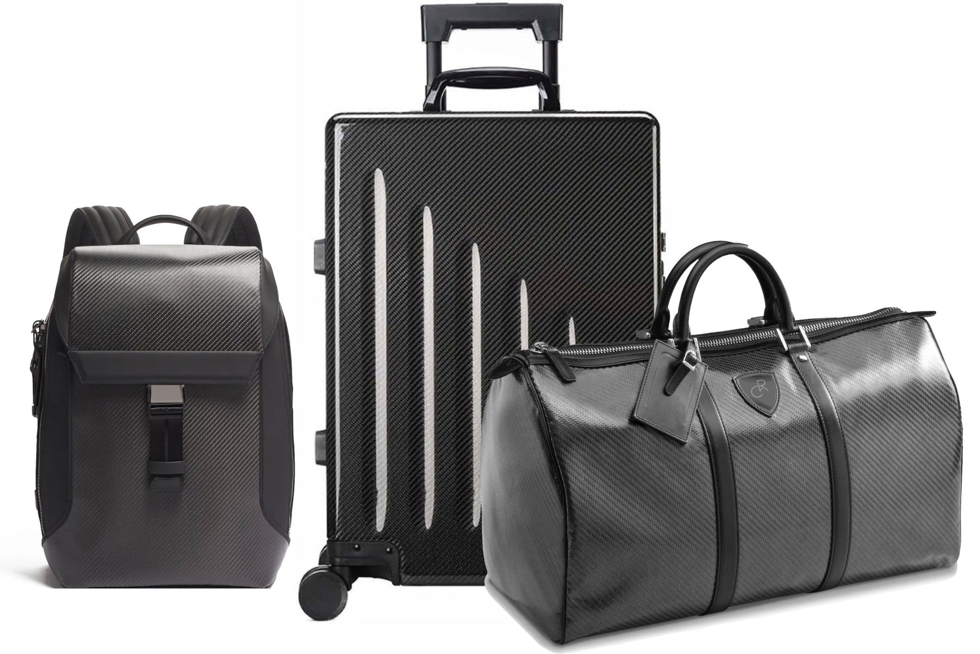 Ensemble de bagages en fibre de carbone DMC : sac de voyage, valise et sac à dos Pour ( Aston martin - Ferrari - Lamborghini - McLaren - Porsche - Rolls royce ) - KDMPARTS EUROPE TUNING STORE