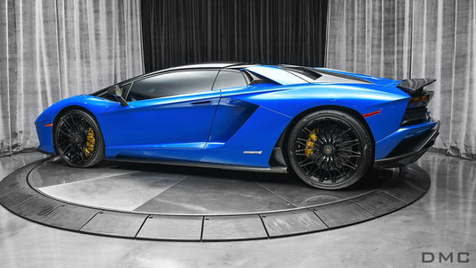 Ensemble de garnitures de passage de roue en fibre de carbone de DMC pour Lamborghini Aventador S Coupé et Roadster d'origine - KDMPARTS EUROPE TUNING STORE