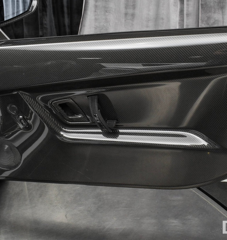 Ensemble de panneaux de porte en fibre de carbone « Superleggera » DMC pour Lamborghini Gallardo Coupé et Spyder d'origine - KDMPARTS EUROPE TUNING STORE