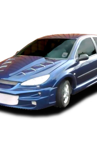 Extensions d'Ailes avant et arrière pour Peugeot 206 (98 - 08) – look BadBoy - KDMPARTS EUROPE TUNING STORE