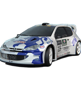 Extensions d'Ailes avant et arrière pour Peugeot 206 (98 - 08) look WRC - KDMPARTS EUROPE TUNING STORE