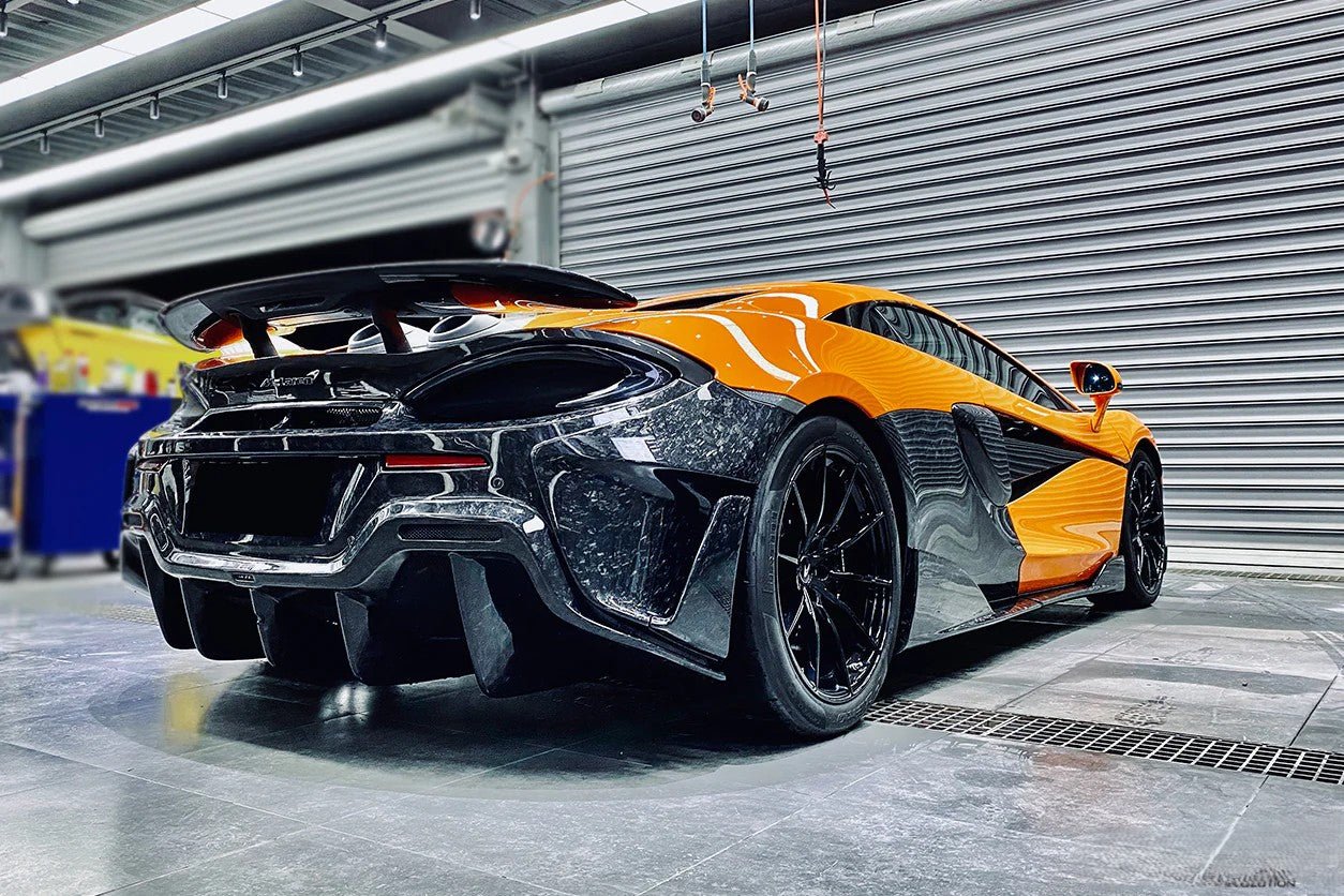 Extensions de pare chocs latéraux arrière droit / gauche pour McLaren 600LT 2018 - 2021 (identiques pour la mise à niveau 540C 570S) - KDMPARTS EUROPE TUNING STORE