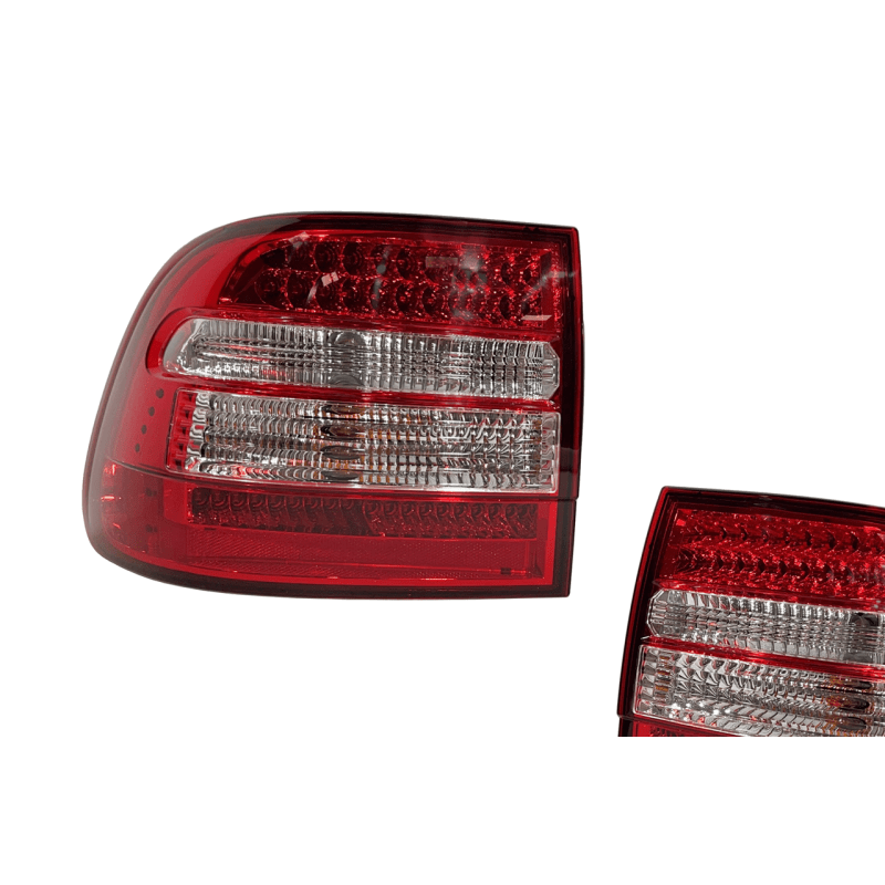 Feux Arrière pour Porche Cayenne 2003 - 2007 Led Rouge - MS accessoires Auto