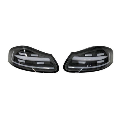 Feux Arrière pour Porsche Boxster 986 97-04 Led Black clignotants séquentiels Look 718 - MS accessoires Auto