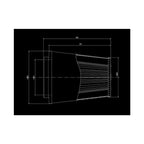 Filtre à air conique universel BMC Single Air pour admission directe - 53 mm diamètre intérieur du col - KDMPARTS EUROPE TUNING STORE