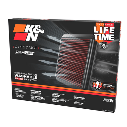 Filtre à Air de Remplacement K&N Porsche 911 3.8L H6 Moteur à essence - Tous les modèles 1995 - 1998 - KDMPARTS EUROPE TUNING STORE