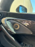 Garnitures de haut parleurs de porte droite / gauche McLaren 540C 570S 600LT en fibre de carbone - KDMPARTS EUROPE TUNING STORE