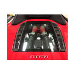 Garnitures de lunette arrière pour Ferrari F430 Spider et 16M 2004 - 2009 en fibre de carbone haute brillance - KDMPARTS EUROPE TUNING STORE