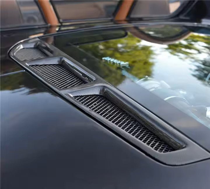 Garnitures de lunette arrière pour Ferrari F430 Spider et 16M 2004 - 2009 en fibre de carbone haute brillance - KDMPARTS EUROPE TUNING STORE