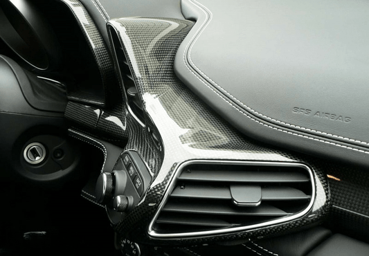 Garnitures de tableau de bord gauche / droite pour Ferrari F458 Coupé Italia / Spider 2010 - 2014 - KDMPARTS EUROPE TUNING STORE