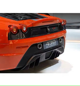 Grille de panneau arrière pour Ferrari F430 Scuderia Coupé Scuderia Spider 2004 - 2009 en fibre de Carbone haute brillance - KDMPARTS EUROPE TUNING STORE