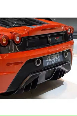 Grille de panneau arrière pour Ferrari F430 Scuderia Coupé Scuderia Spider 2004 - 2009 en fibre de Carbone haute brillance - KDMPARTS EUROPE TUNING STORE