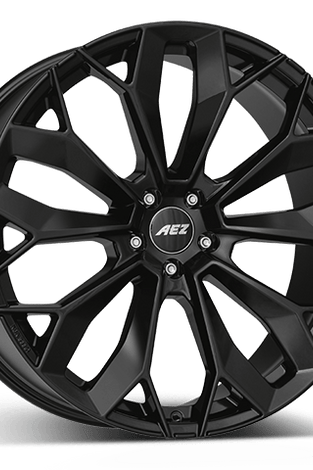 Jante Alu AEZ Leipzig black 22x10.5 ET43 5x112/66.6 - KDMPARTS EUROPE TUNING STORE