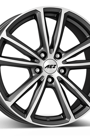 Jante Alu AEZ Tioga titan 17x7.5 ET27 5x112/66.6 - KDMPARTS EUROPE TUNING STORE