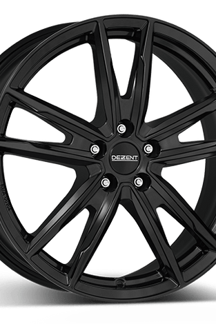Jante Alu DEZENT KF black 17x6.5 ET30 5x114.3/60.1 - KDMPARTS EUROPE TUNING STORE