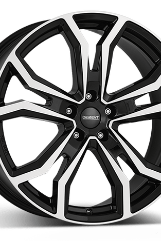Jante Alu DEZENT TV Dark 18x7 ET22 5x112/66.6 - KDMPARTS EUROPE TUNING STORE