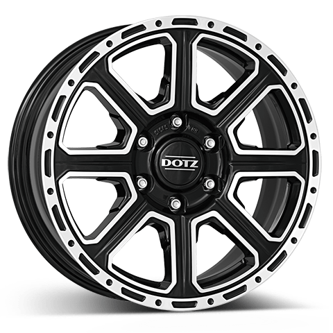 Jante Alu DOTZ 4x4 Kalahari dark 16x7 ET24 6x139.7/93.1 - KDMPARTS EUROPE TUNING STORE