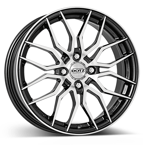 Jante Alu DOTZ LimeRock dark 16x6.5 ET20 4x108/65.1 - KDMPARTS EUROPE TUNING STORE