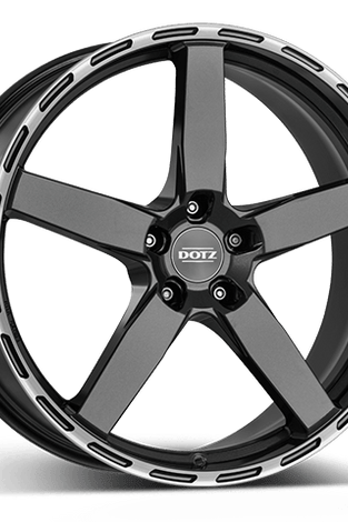Jante Alu DOTZ MarinaBay dark 19x8 ET38 5x114.3/71.6 - KDMPARTS EUROPE TUNING STORE