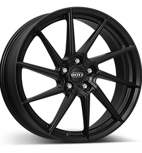 Jante Alu DOTZ Spa black 19x8 ET40 5x114.3/71.6 - KDMPARTS EUROPE TUNING STORE