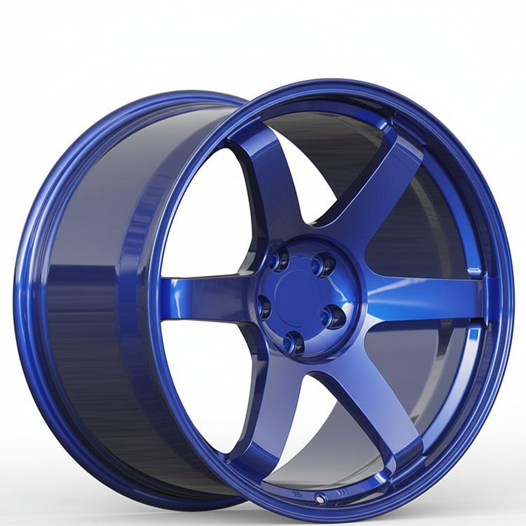 Jante Alu DRW - TS37 Mag Bleu - 19x9.5 ET38 5x114.3 / 73.1 - KDMPARTS EUROPE TUNING STORE