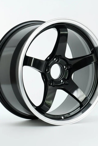 Jante Alu KDM RACER - VR3 Black silver gray - 18x8 ET38 5x114.3 / 73.1 - KDMPARTS EUROPE TUNING STORE