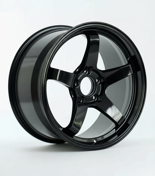 Jante Alu KDM RACER - VR3 Noir brillant - 19x9 ET38 5x114.3 / 73.1 - KDMPARTS EUROPE TUNING STORE