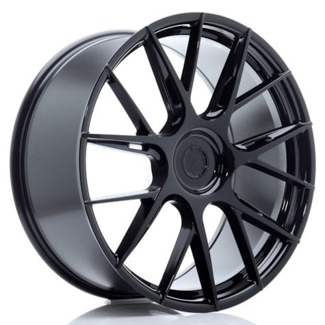 Jante Japan racing Wheels JR42 22x9 ( 5 trous - sur mesure ) ET20-42 5H BLANK Noire brillante - KDMPARTS EUROPE TUNING STORE