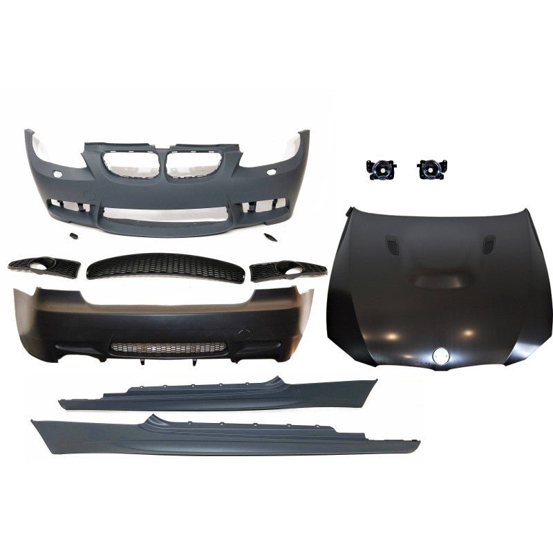 Kit Carrosserie BMW E92 / E93 06 - 09 Look M3 Antibrouillards Métal - KDMPARTS EUROPE TUNING STORE