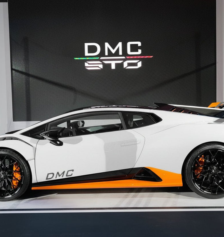 Kit carrosserie en fibre de carbone « STO » de DMC, transforme votre Lamborghini Huracan Coupé et Spyder d'origine en Super Trofeo Omologato - KDMPARTS EUROPE TUNING STORE