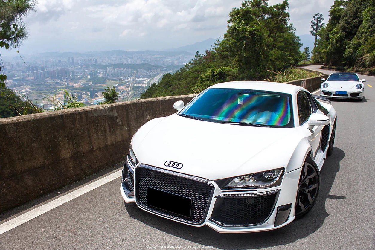 Kit carrosserie en plastique renforcé de fibres pour Audi R8 Coupé et Spyder (2006 - 2015) - KDMPARTS EUROPE TUNING STORE