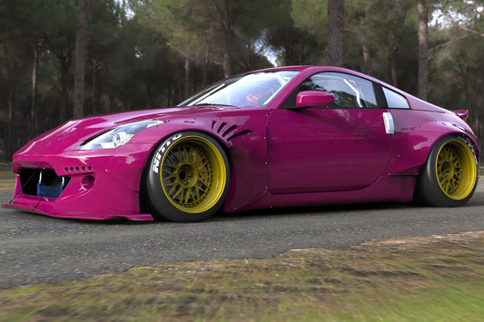 KIT CARROSSERIE NISSAN 350Z STYLE ROCKET BUNNY 2003 - 2009 - KDMPARTS EUROPE TUNING STORE