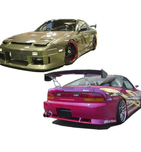 KIT CARROSSERIE NISSAN SILVIA 180/200 SX S13 ( 88 - 93 ) - KDMPARTS EUROPE TUNING STORE