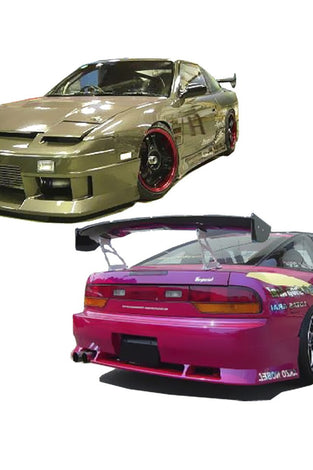 KIT CARROSSERIE NISSAN SILVIA 180/200 SX S13 ( 88 - 93 ) - KDMPARTS EUROPE TUNING STORE