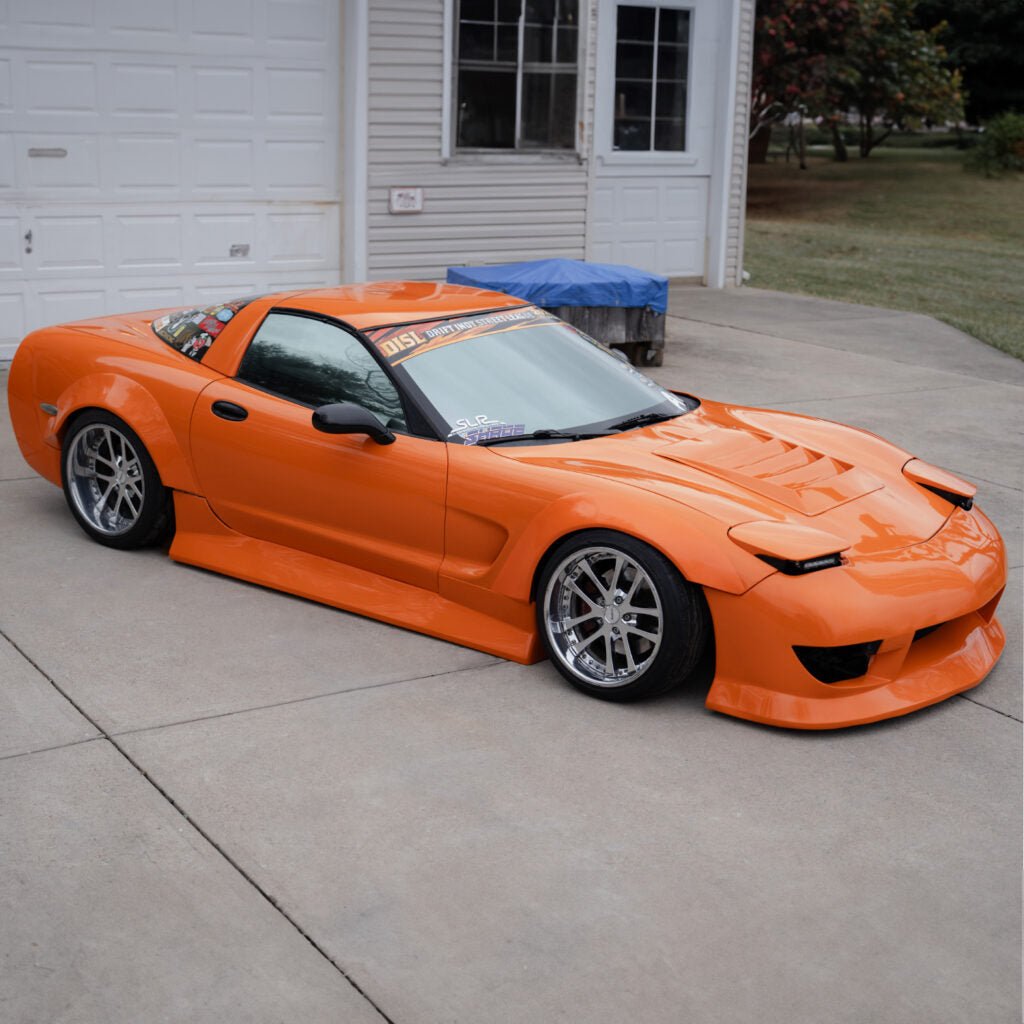 Kit carrosserie pour Chevrolet Corvette C5 1997 - 2004 en polyuréthane 5 pcs - KDMPARTS EUROPE TUNING STORE