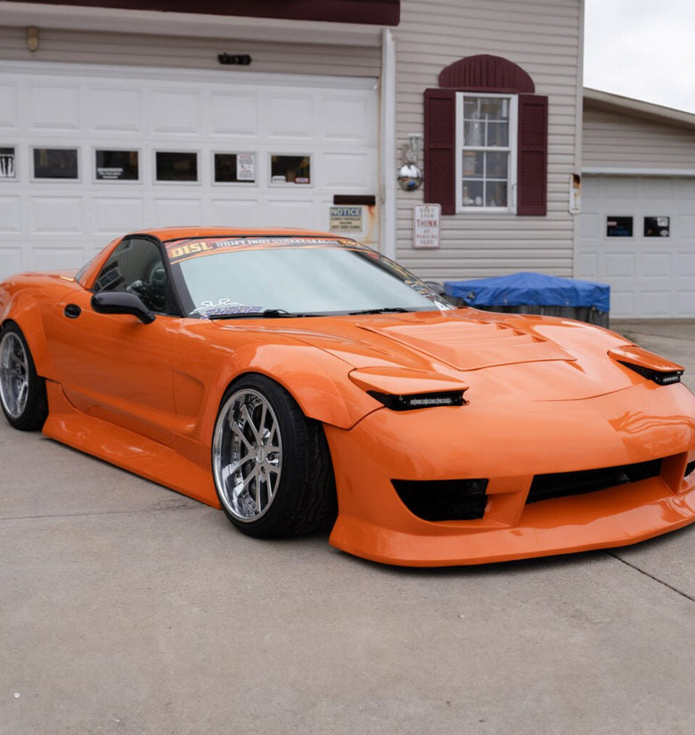 Kit carrosserie pour Chevrolet Corvette C5 1997 - 2004 en polyuréthane 5 pcs - KDMPARTS EUROPE TUNING STORE