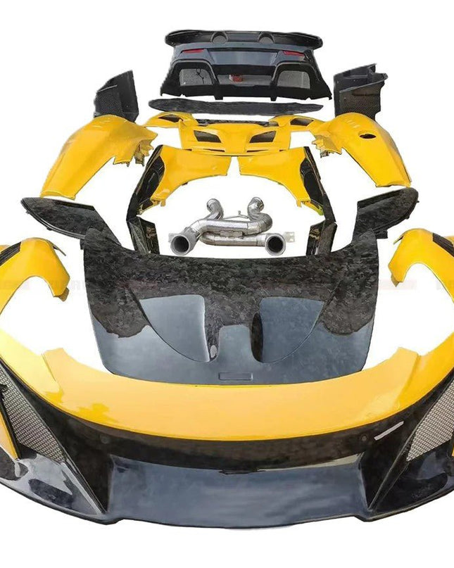 Kit carrosserie pour McLaren 650S / MP4 12C 2011 - 2017 en fibre de carbone autoclave Style 675LT - KDMPARTS EUROPE TUNING STORE