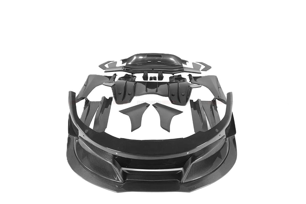 Kit carrosserie pour McLaren MP4 12C Style Rebel Performance 2011 - 2014 en fibre de carbone partielle - KDMPARTS EUROPE TUNING STORE